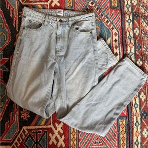 Princess Polly Sky Blue Denim Pants